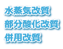水蒸気改質 部分酸化改質 併用改質