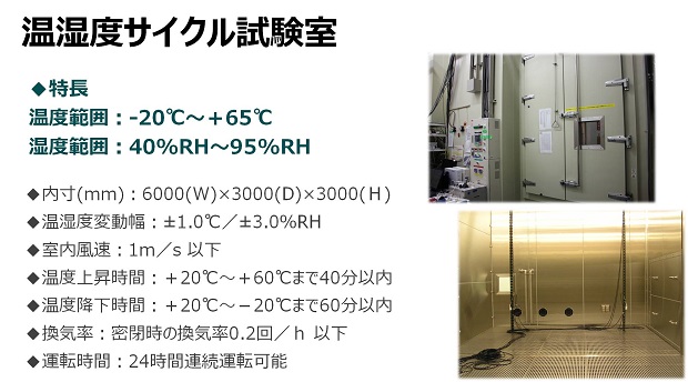 温湿度サイクル試験